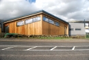 The front of the building as seen from Campsie Road.